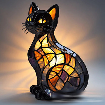 Dog Series Art Animal LED Small Night Lamp Resin Statue Creative Desktop Decoration - LitNest