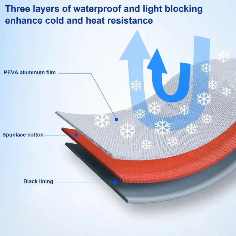 Windshield Snow Cover | Car Ice Shield for Winter Protection - LitNest