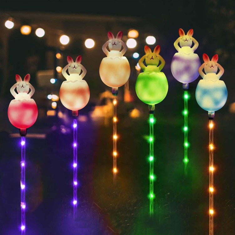 Halloween Solar Garden Lights - Pumpkin Ghost Skeleton Decorative Outdoor Lights - LitNest