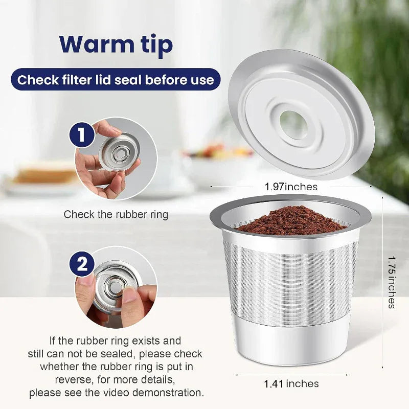 Reusable K-Cup Filter | Stainless Steel - LitNest