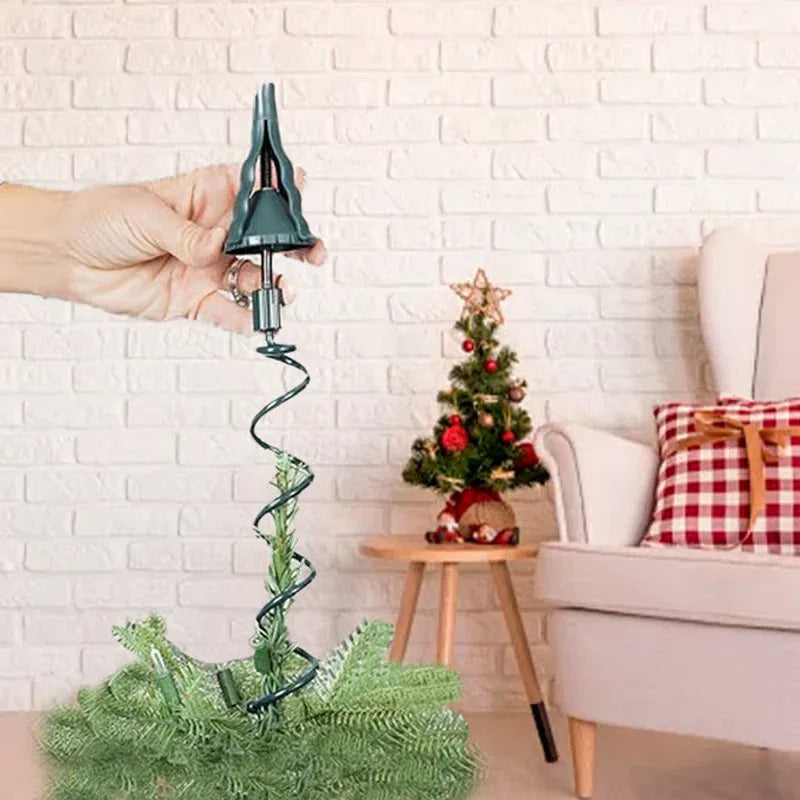 Christmas Tree Topper Holder - Adjustable Green Stabilizer - LitNest