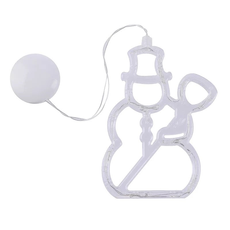 Christmas LED Lights - Festive Suction Cup Window Decorations LitNest