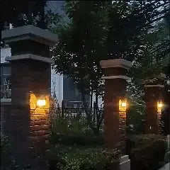 Solar Wall Light Outdoor - Motion Sensor LED Security Light with 3 Modes, IP65 Waterproof - LitNest