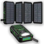 Professional 20000mAh Solar Power Bank - Wireless Charging & Emergency LED - LitNest