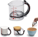 4-in-1 Adjustable Measuring Cup - Space-Saving Kitchen Tool - LitNest