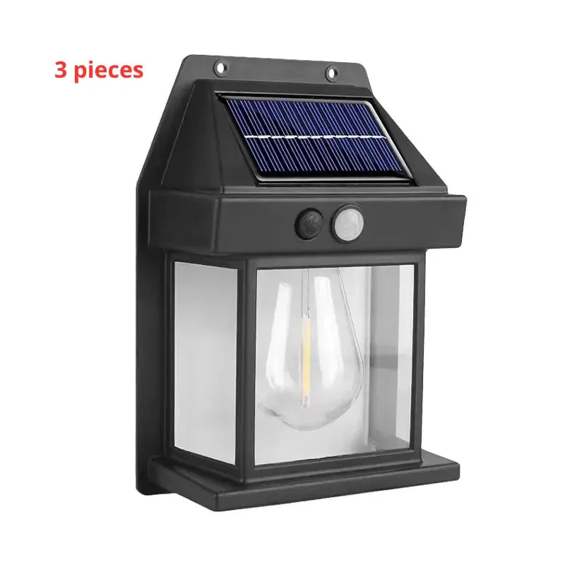 Solar Wall Light Outdoor - Motion Sensor LED Security Light with 3 Modes, IP65 Waterproof - LitNest