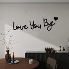 Goodbye Love You Sign Decoration Home Living Room Bedroom Wall Pendant - LitNest