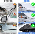 Windshield Snow Cover | Car Ice Shield for Winter Protection - LitNest