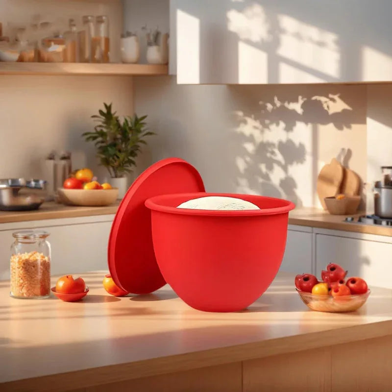 Silicone Mixing Bowl Liner | Non-Stick Baking Mat for Flour & Dough - LitNest