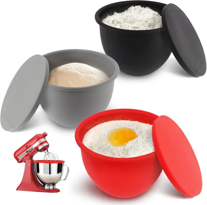 Silicone Mixing Bowl Liner | Non-Stick Baking Mat for Flour & Dough - LitNest