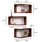 Floating Corner Wall Shelf - Wall Mounted Corner Shelves for Home Decor - LitNest