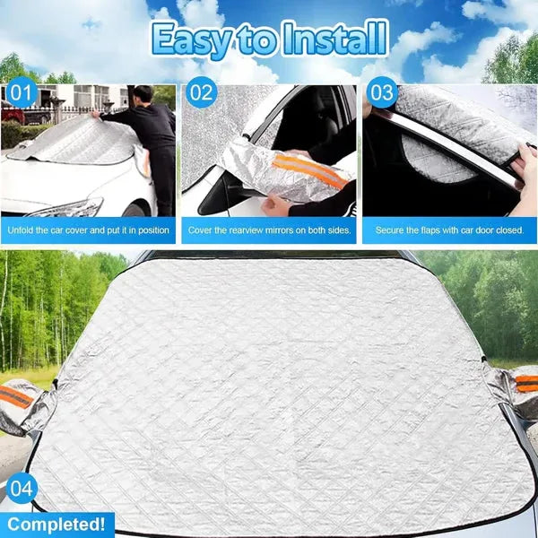 Windshield Snow Cover | Car Ice Shield for Winter Protection - LitNest
