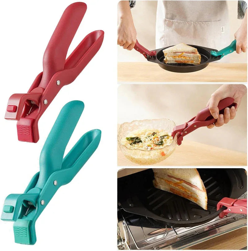 Anti-Scalding Plate Holder Clip | Heat-Resistant Kitchen Tool - LitNest
