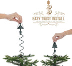 Christmas Tree Topper Holder - Adjustable Green Stabilizer - LitNest