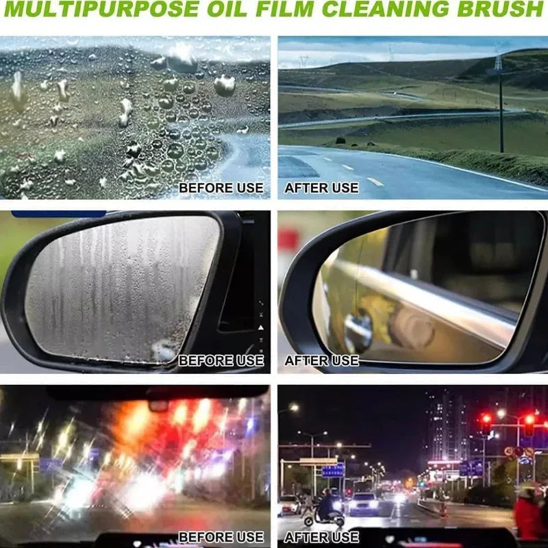 Car Windshield Oil Film Cleaning Brush - Anti-Fog Glass Cleaner | LitNest - LitNest