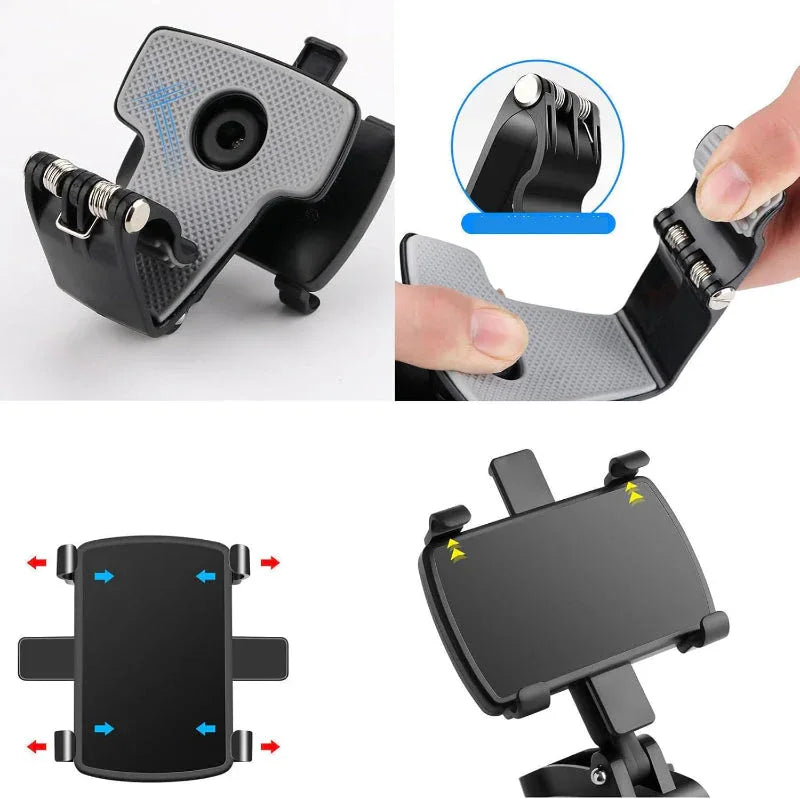 360° Car Phone Holder - Multi-Position Dashboard Mount | Universal Clip Bracket - LitNest
