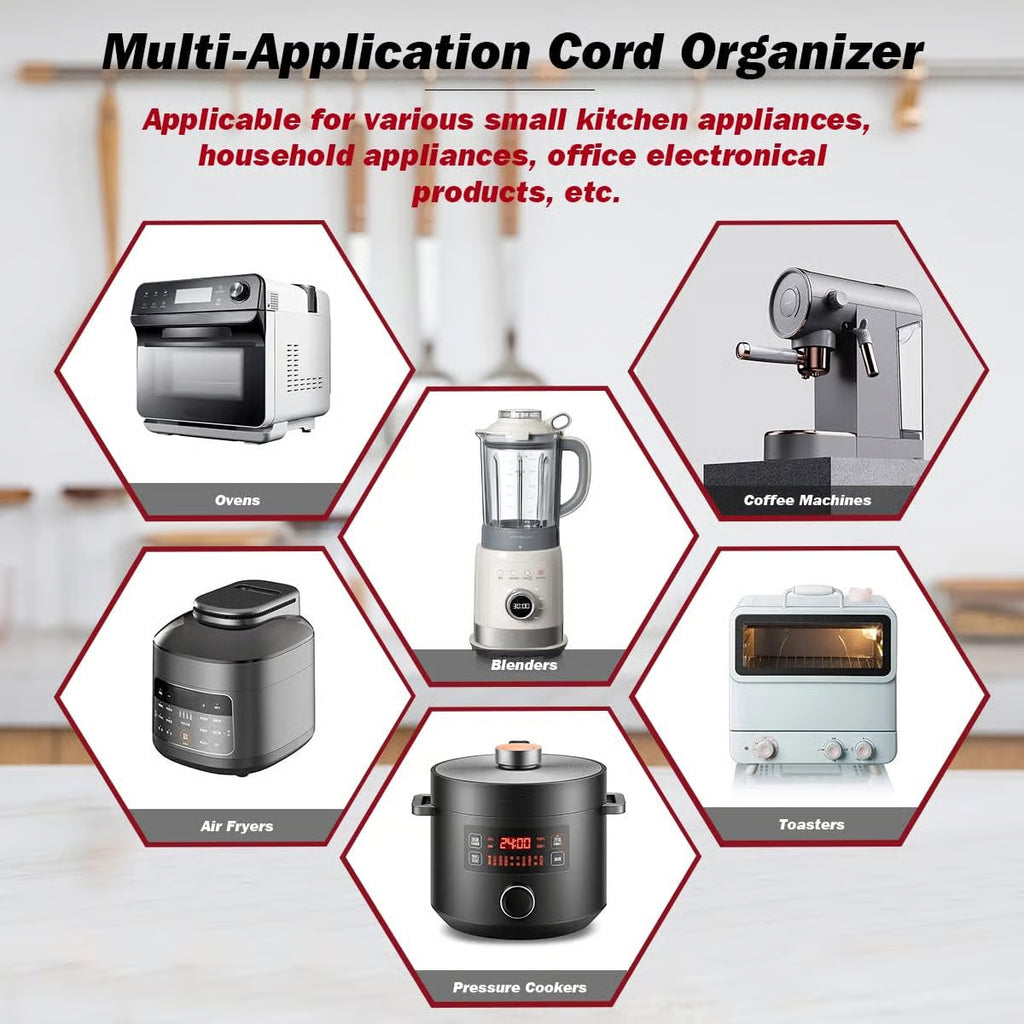 Premium TPU Silicone Cable Organizer - 3 Pack - LitNest