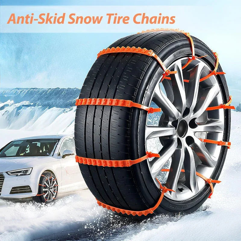 Car Tire Anti-Skid Chains - Winter Snow Traction Straps - LitNest