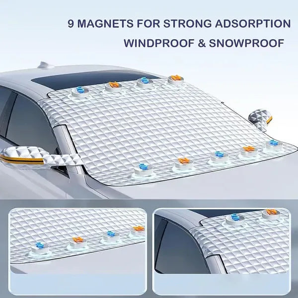 Windshield Snow Cover | Car Ice Shield for Winter Protection - LitNest