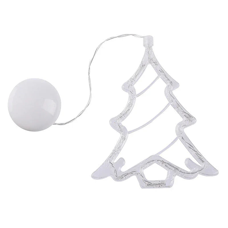 Christmas LED Lights - Festive Suction Cup Window Decorations - LitNest