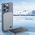 Three-in-one Wireless Magnetic Fast Charge Power Bank - LitNest