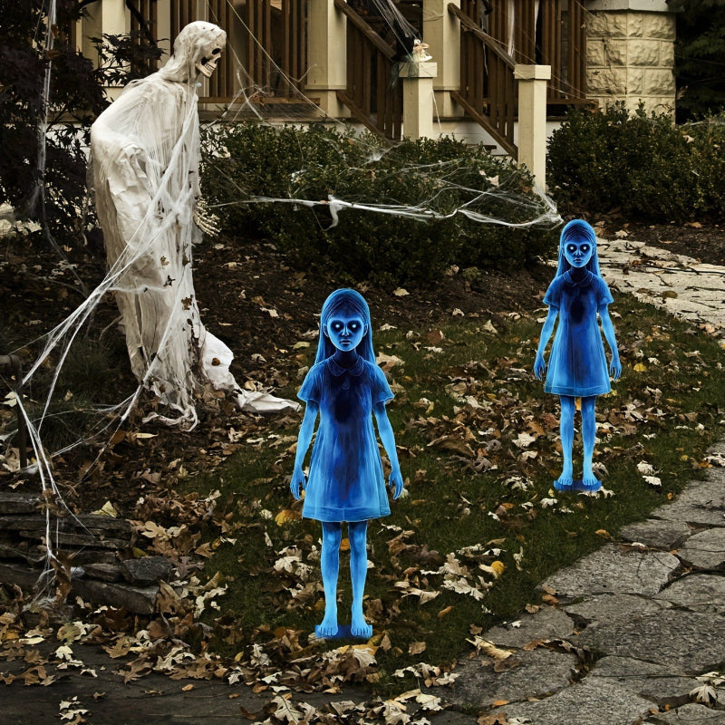 Interactive Halloween Ghost Decoration - Motion Sensor Spooky Yard Decor with AI Technology - LitNest