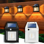 Solar Wall Light Outdoor - Motion Sensor LED Security Light with 3 Modes, IP65 Waterproof - LitNest