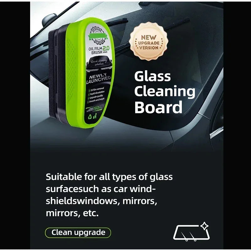 Car Windshield Oil Film Cleaning Brush - Anti-Fog Glass Cleaner | LitNest - LitNest