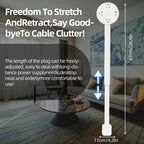 Extendable Socket with USB-C & USB-A Ports | Wall Mount Outlet Extender - LitNest