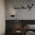 Goodbye Love You Sign Decoration Home Living Room Bedroom Wall Pendant - LitNest