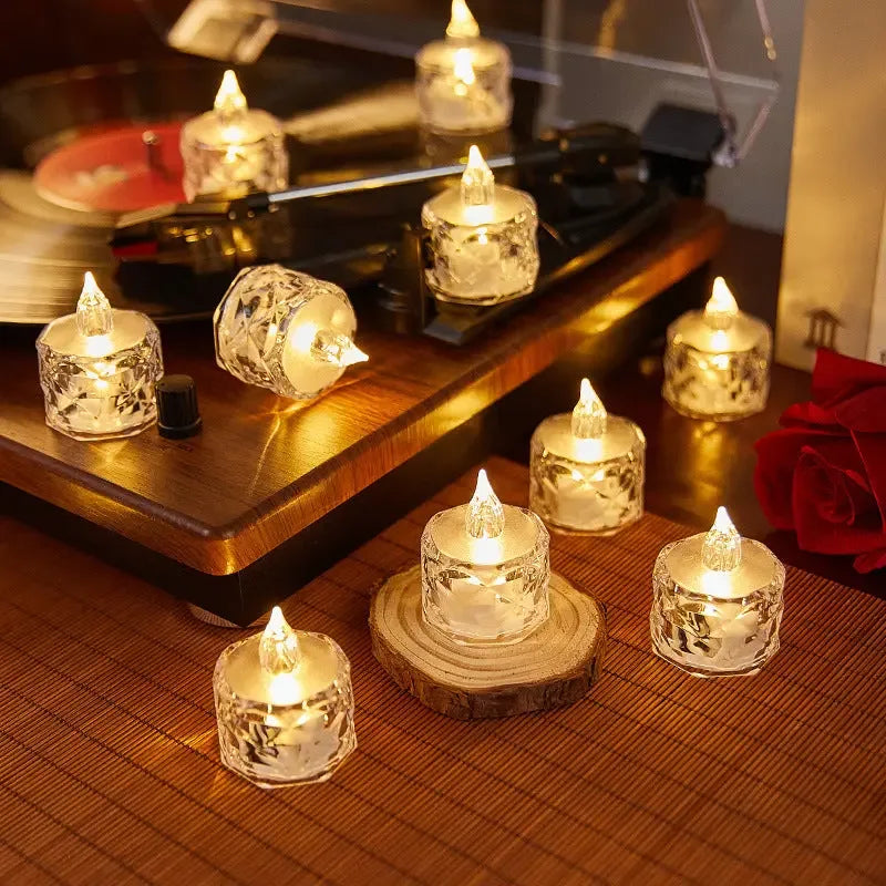 Premium Iceberg Crystal Night Lamp - Luxury LED Bedside Atmosphere Light - LitNest