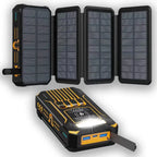 Professional 20000mAh Solar Power Bank - Wireless Charging & Emergency LED - LitNest