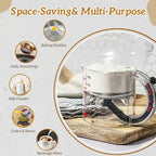 4-in-1 Adjustable Measuring Cup - Space-Saving Kitchen Tool - LitNest