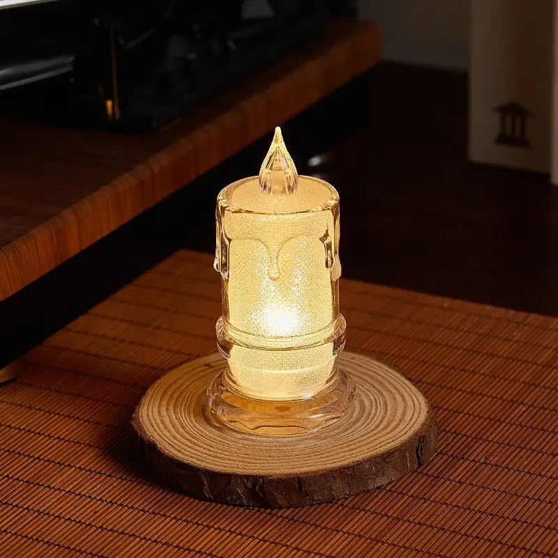 Premium Iceberg Crystal Night Lamp - Luxury LED Bedside Atmosphere Light - LitNest