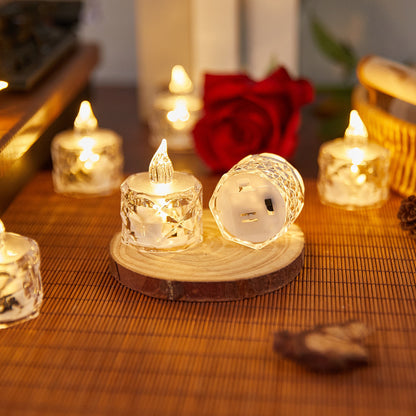 Premium Iceberg Crystal Night Lamp - Luxury LED Bedside Atmosphere Light - LitNest