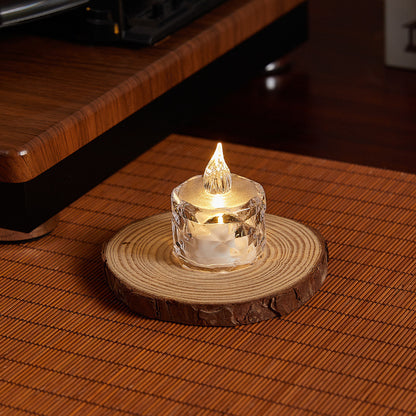 Premium Iceberg Crystal Night Lamp - Luxury LED Bedside Atmosphere Light - LitNest