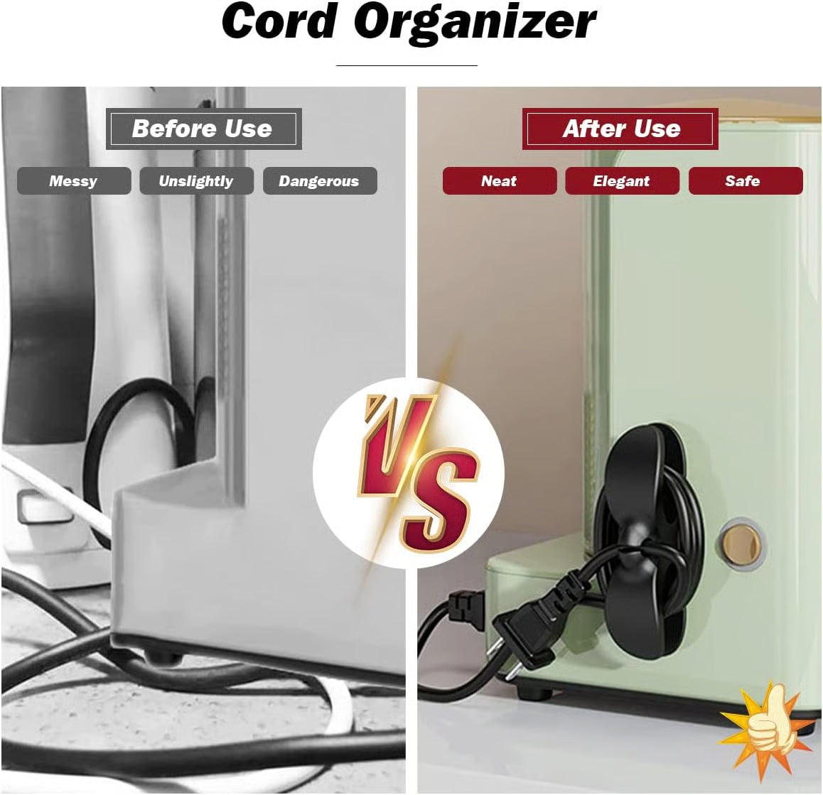 Premium TPU Silicone Cable Organizer - 3 Pack - LitNest