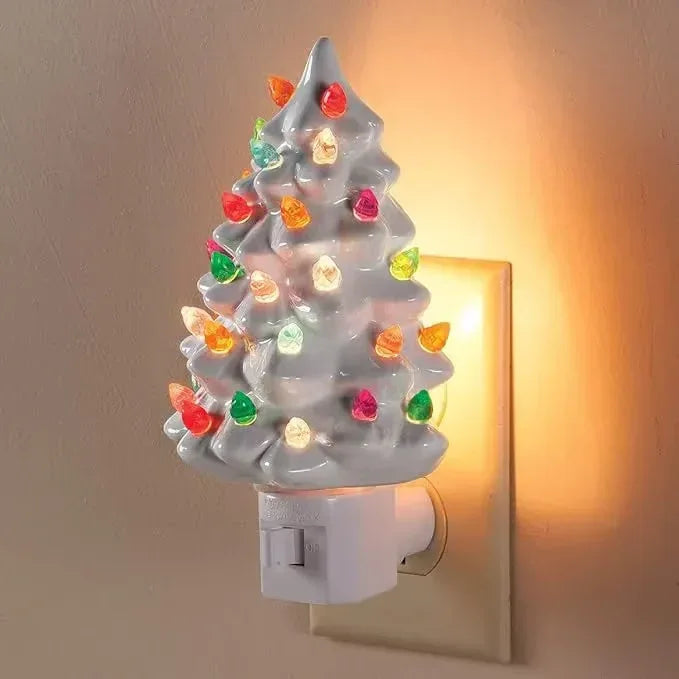 Christmas Night Light - LED Resin Holiday Decor Lamp - LitNest